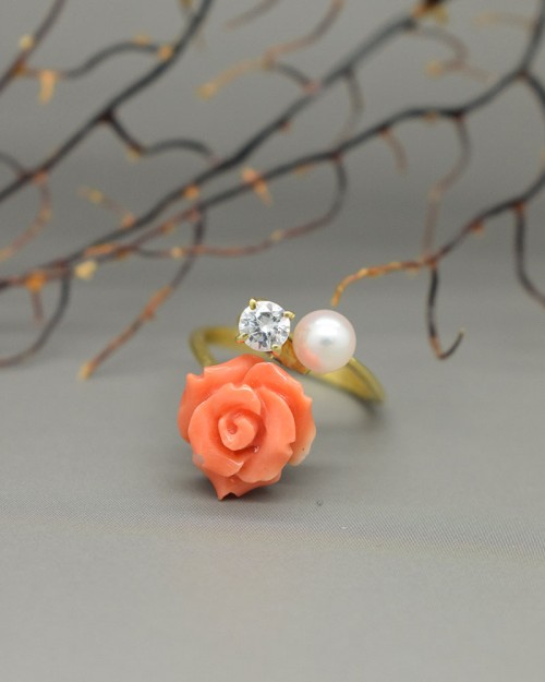 Collana Da Donna Cm 88 Corallo 8 Mm Rosso Intenso Perle Coltivate NUOVA - Foto 9