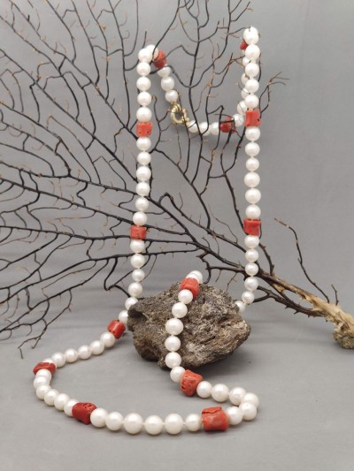 Collane e pendagli di bigiotteria in corallo pietra principale corallo | Acquisti Online su Collane e pendagli di bigiotteria in corallo pietra principale corallo | Acquisti Online su