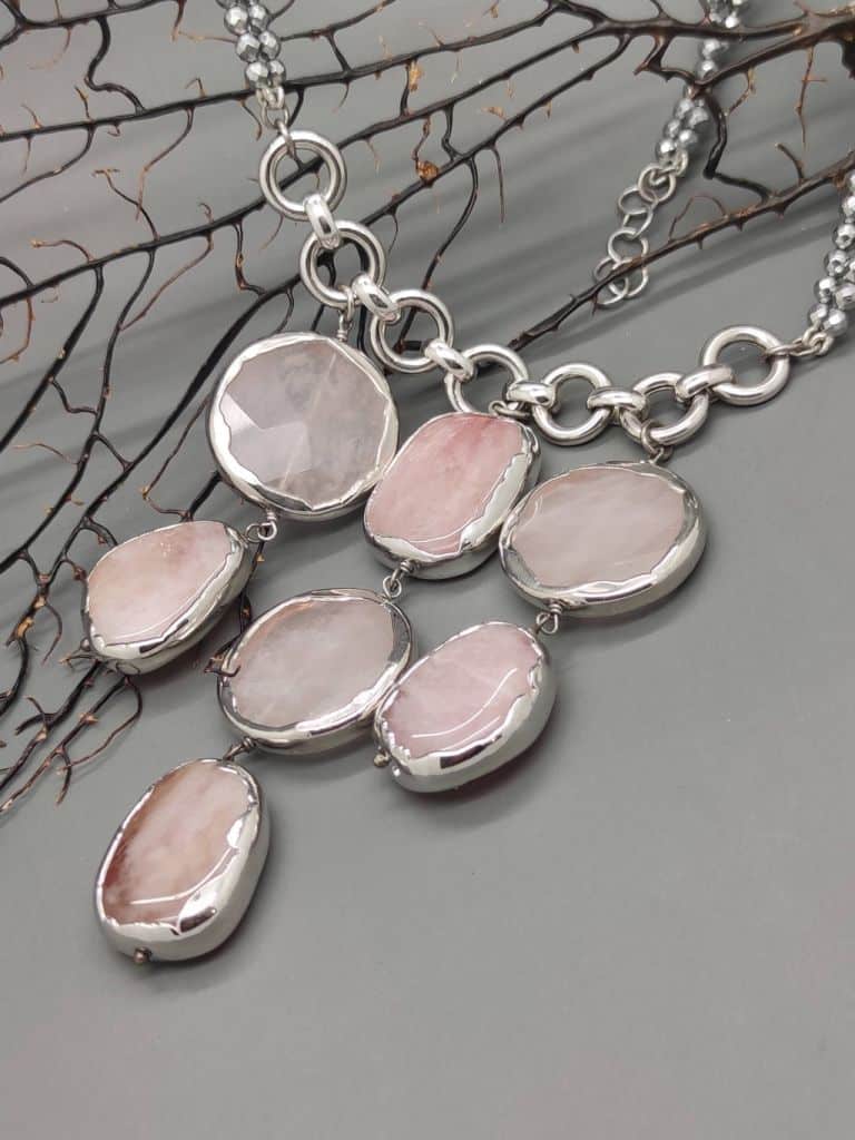Orecchini a lobo argento 925 dorato con centrale corallo rosso naturale del Mediterraneo chiusura perno e farfallina gioiello fatto a mano da donna e ragazza