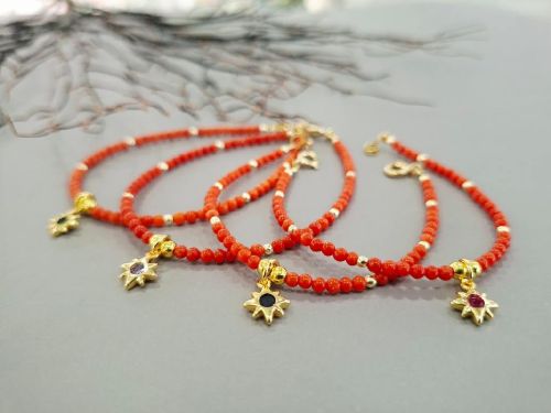 Braccialetto-portafortuna-corallo-rosso-naturale